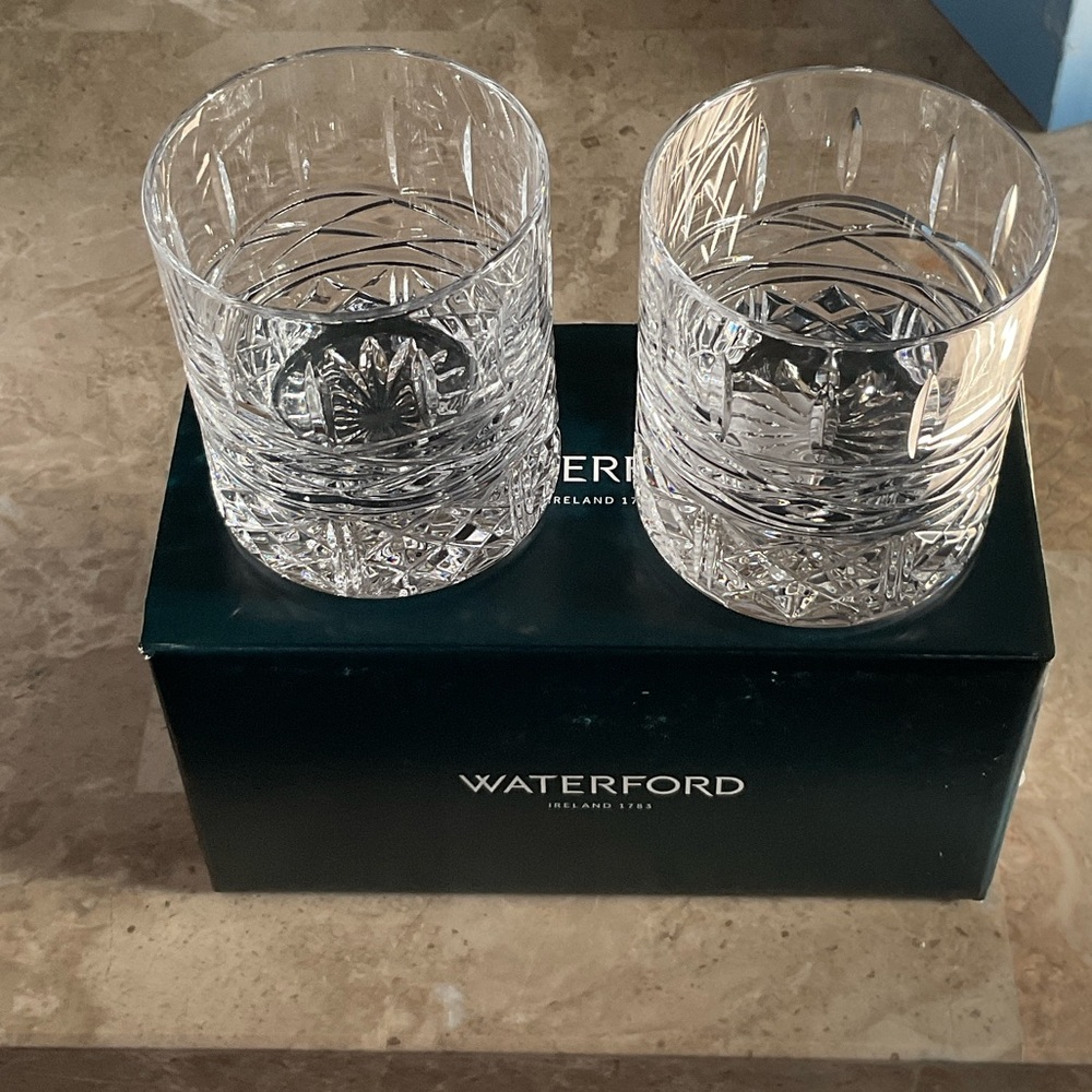 Waterford Crystal Book of Kells.Tumblers - Set of 2
